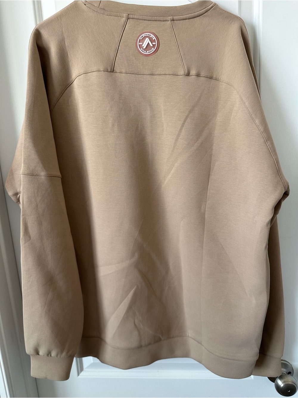 Alphalete Embossed Logo Crewneck - Beige - Picture 5 of 6